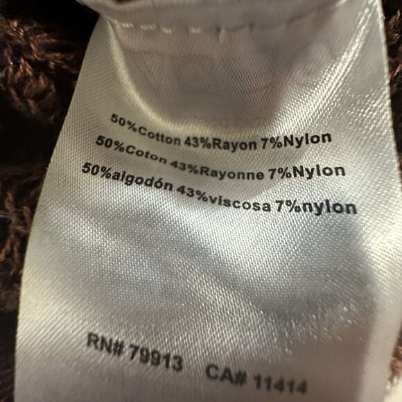 MOTHERHOOD Maternity Women's Size 2X Leopard Animal Print Pullover Sweater Soft - Picture 4 of 10